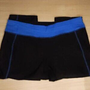 Xersion Blue Black Capri Leggings Large
